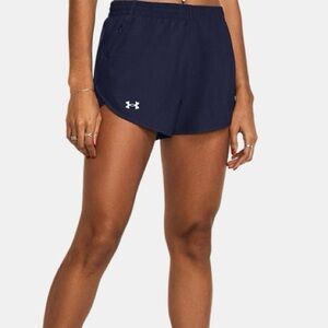 Under Armour Women’s Fly‎ By 2.0 Running Shorts – Navy Blue (Size M) 🏃‍♀️💙